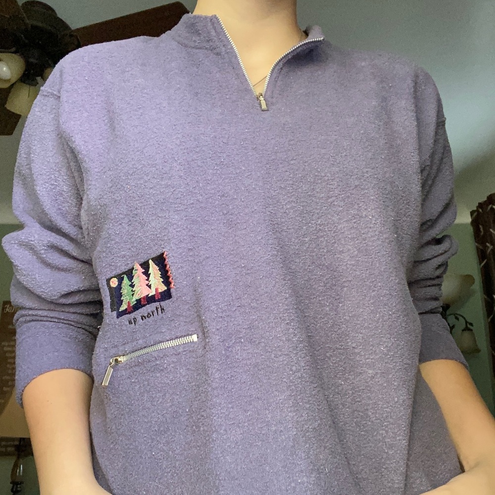 Purple Up North Sweater